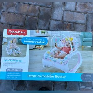 Fisher price infant to toddler rocker chair. Brand new in box never used